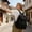 83#Black, variant on Large Capacity Nylon Travel Backpack with Handle, Durable Multi-Compartment Commuting Bag, Comfortable Shoulder Straps Daypack for School Work Travel Daily Use