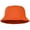 Orange, variant on Bucket Hat for Men Women Unisex 100% Cotton Packable Foldable Summer Travel Beach Outdoor Fishing Hat - LXL White