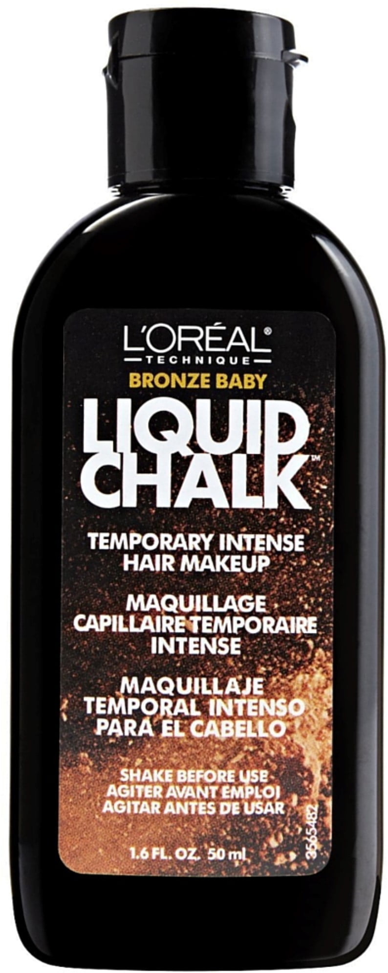 L'Oreal Liquid Chalk Temporary Hair Makeup, Bronze Baby 1.6 oz