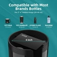 thumbnail image 3 of TYKOR Car Cup Holder Expander Adapter with Offset Base, Cup Holder Extender for Car Compatible with Yeti 14/24/36oz, Hydro Flasks 32/40oz, Other Large Water Bottles and Mugs in 3.2"-4.0", 3 of 6