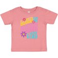 thumbnail image 3 of Inktastic Nana and Pops Love Me Retro Flowered Girls Baby T-Shirt, 3 of 5