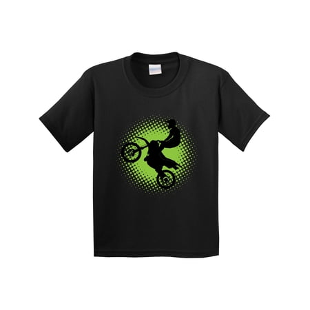 Inktastic Motocross Rider Freestyle Sports Youth T-Shirt