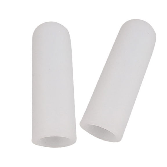 Happydeer 1Pair Soft Silicone Thumb Covers Tubes Moisturizing Finger Sleeves Protectors