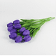 thumbnail image 1 of Xiao Hua 12 tulipanes artificiales, flores falsas, flores artificiales para decoración de bodas, 1 of 5