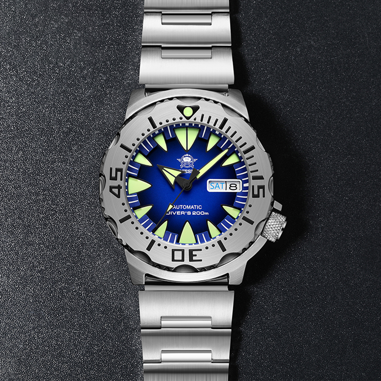ADDIESDIVE Luxury Men's Automatic Watch NH36 Movement Sapphire Crystal 316L Steel 200m Dive Watches Super Luminous