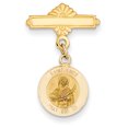 thumbnail image 1 of Médaille en Or Jaune 14K Saint Lucy, 1 of 2