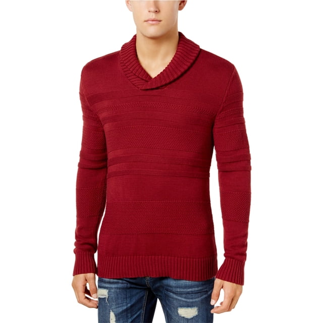 American Rag suéter de punto mixto para hombre, rojo, mediano