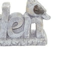 thumbnail image 5 of DecMode 15" Indoor Outdoor Bird Garden Sculpture with Garden Sign, 5 of 12