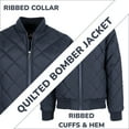 thumbnail image 3 of Men's Heavyweight Quilted Bomber Jacket (Sizes, S-2XL), 3 of 6