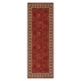 thumbnail image 7 of Garvee 2x6 Bordered Runner Rugs for Hallway, Non-Slip Washable Rugs Modern Soft Throw Rugs Low-Pile Stain Resistant Carpet for Kitchen Entryway Bathroom, Red, 7 of 7