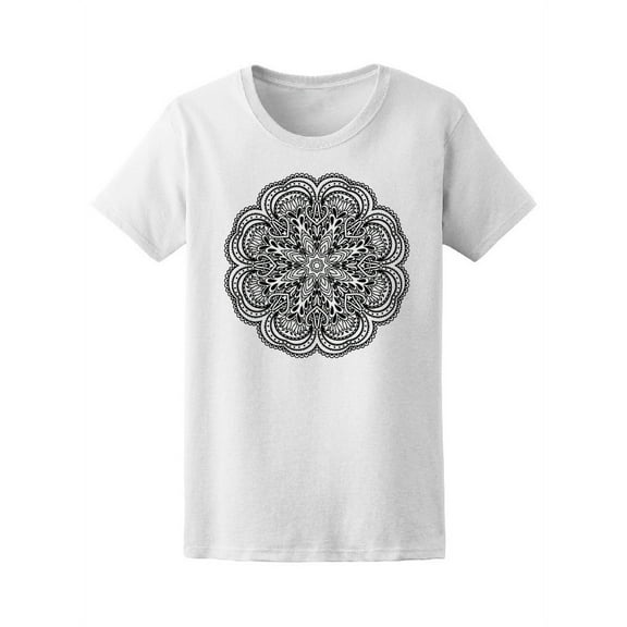 Mehndi Floral Ethnic Mandala Tee Women's -Image by Shutterstock
