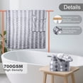 thumbnail image 4 of Sanmadrola Bath Towels Set of 8, 2 Bath Towels 2 Washcloths 4 Hand Towel -700 GSM High Absorbent Quick Dry Gray Bath Sheets for Bathroom,Gym,Hotel, 4 of 7