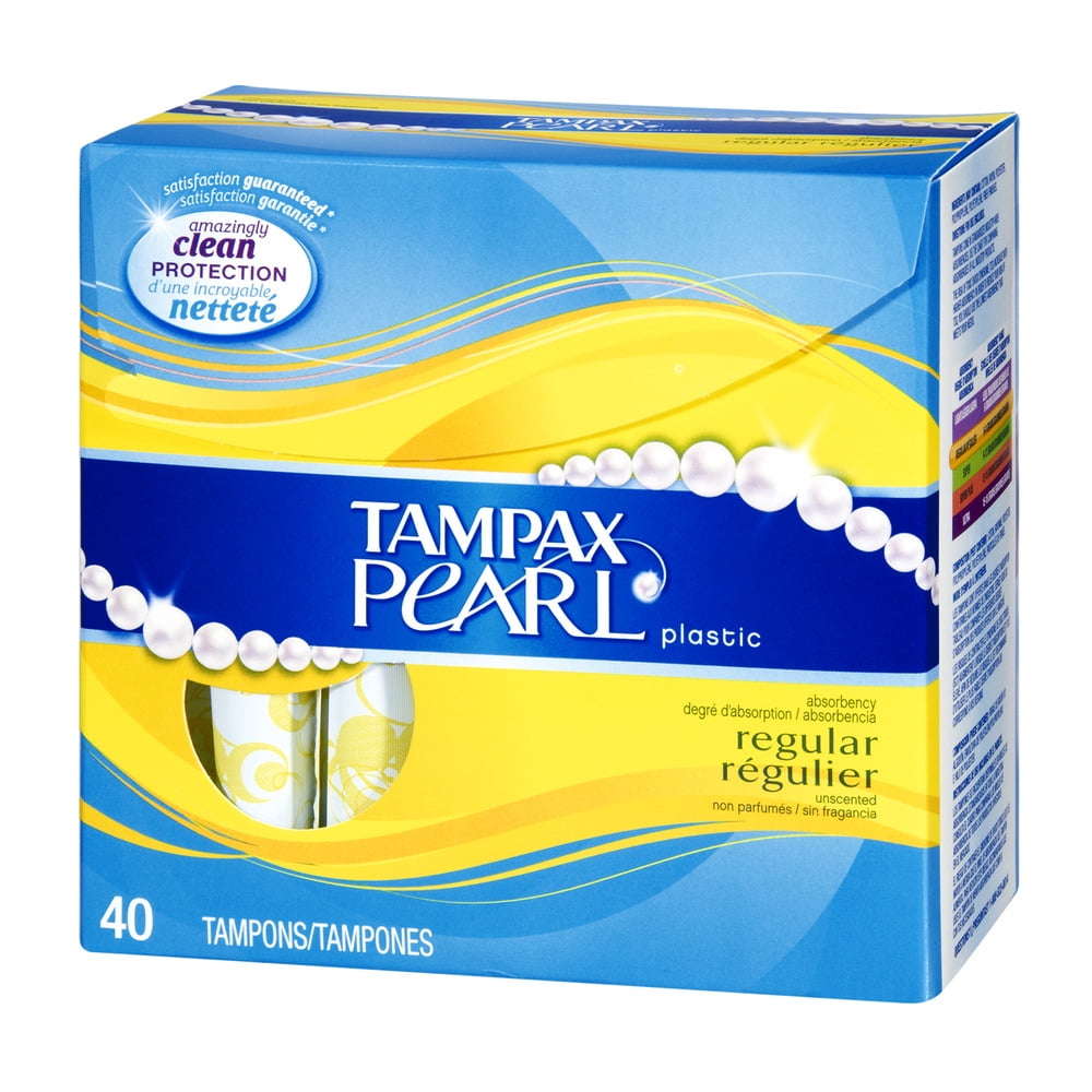 Tampax Pearl Unscented Regular 40ct