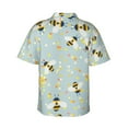 thumbnail image 3 of Balery Men'S Summer Hawaiian Shirts Short-Sleeve Design Name Printed Casual Shirts - Size Name, 3 of 9