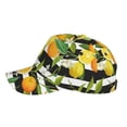 thumbnail image 5 of Disketp Orange And Lemon Print Baseball Caps For Outdoor Sports Fashion Casual Outdoor Caps Men Women, 5 of 9
