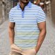 thumbnail image 5 of Mens Manga Corta Botón Abajo Camisas con Bolsillo Pulover Botón de Impresión de la Camisa de Solapa de Poliéster Cuello de Vuelta, Blusa Casual para Hombres, 5 of 5