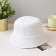 thumbnail image 5 of COCOpeaunt Unisex Summer Foldable Bucket Hat Women Outdoor Sunscreen Cotton Fishing Hunting Cap Men Women Basin Chapeau Sun Prevent Hats, 5 of 6