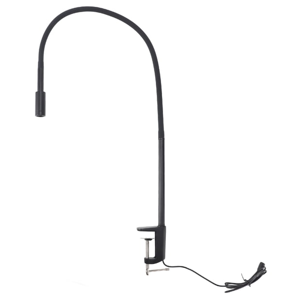 Luz De Escritorio LED UV, Lámpara De Curado De Pegamento Portátil, Control De Pedal, Cuello De Cisne Flexible De Aluminio, Enchufe Estadounidense 100-240V Para Uñas