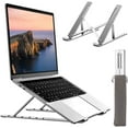 thumbnail image 1 of Stillcool® Foldable Laptop Stand Non-slip Multi-angle PR Tablet iPad Aluminum Alloy Silver, 1 of 4