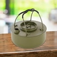 thumbnail image 6 of Camping Water Kettle Teakettle Teapot Tea Pot Coffee Pot Water Boiler for Campfire Outdoor Backpacking Fishing Mountaineering 1.5L, 6 of 8