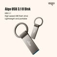 thumbnail image 2 of Aigo USB 3.1 U Disk U310 Pro Metal High Speed USB Flash Drive 32G 64G, 2 of 8