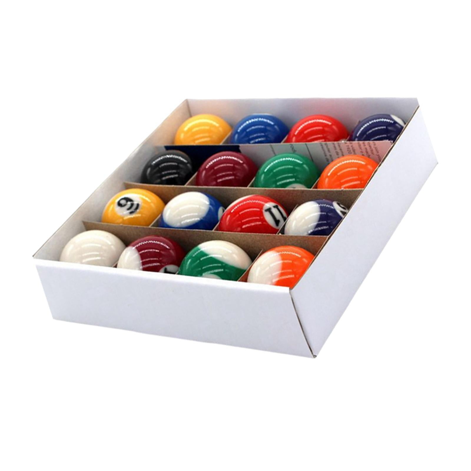 Cute funny Set of 16 Miniature Small Mini Pool Balls Billiard 25MM Toy FO 