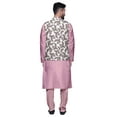 thumbnail image 3 of Atasi Kurta Pyjama Uni et Ensemble de Veste Nehru Imprimée pour Tenue de Fête pour Hommes, 3 of 3