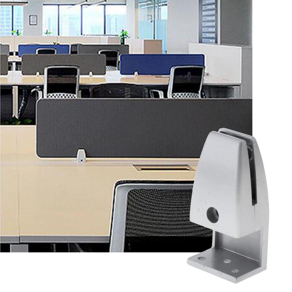 Lot De 10 Clips Pour Cloisons De Bureau - Plastique Réglable, Fixation Stable Panneaux - 7