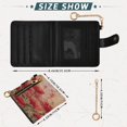 thumbnail image 3 of Small Wallet For Women Bifold Leather Pocket Coin Credit Card Holder With RFID Blocking Rose Field, 3 of 6