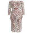 thumbnail image 4 of Robe Longue en Tricot à Manches Longues pour Plage d'Été, 4 of 7