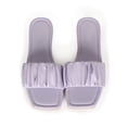 thumbnail image 4 of Women's Square Toe Ruched Flat Slide Sandal 20593, 4 of 6
