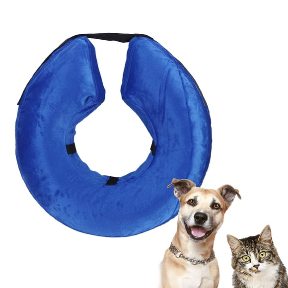 Collar inflable para perros y gatos, cómodo y suave, con forma de círculo Elizabeth