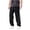 Black, variant on THNCYX Men's Wide Leg Track Pants With Side Stripe Elastic Waistband And Long Drawstring Loose Fit Athletic Pant S-2XL