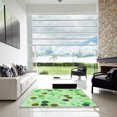 thumbnail image 6 of Ahgly Company Indoor Rectangle Patterned Green Snake Green Area Rugs, 4' x 6', 6 of 6