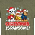 thumbnail image 3 of Paw Patrol - Christmas Is Pawsome - Toddler And Youth Short Sleeve Graphic T-Shirt, 3 of 6