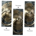 thumbnail image 5 of Aldaba de puerta Vintage, anillo de Metal, puerta de armario, anillo de puerta Retro, manija de puerta, tiradores de puerta de Granero, 1 ud., 5 of 5