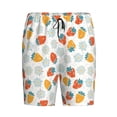 thumbnail image 4 of Wukai Floral Strawberr Men’s Short Pajama Pants With Pockets Soft Sleep Pj Shorts for Men-X-Large, 4 of 6