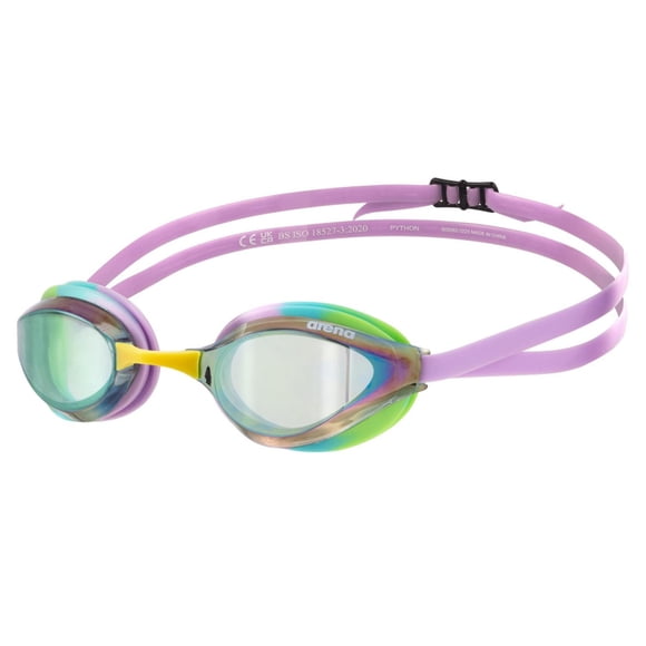 ARENA - anteojos de natación unisex para adultos, para hombres y mujeres, lentes de espejo antivaho, multicolor