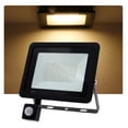 thumbnail image 1 of LED Floodlight PIR Motion Sensor White/Warm White IP66 Exterior Projector Spotlight SMD2835 Outdoor Lighting Floor Lamp ,Extraordinary Performance, 1 of 7