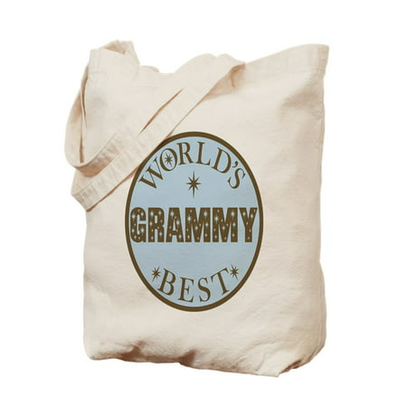 CafePress - Grammy Gift World's Best - Natural Canvas Tote Bag, Cloth Shopping