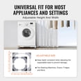 thumbnail image 4 of VEVOR Mini Support de Réfrigérateur Universel, Support de Réfrigérateur Réglable avec Roulettes Lisses, Base Multifonctionnelle pour Laveuse et Sécheuse, 15 Pouces-24.2"W Extensible, 4 of 9