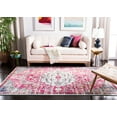 thumbnail image 4 of SAFAVIEH Madison Joandra Vintage Floral Area Rug, Fuchsia/Teal, 8' x 10', 4 of 9