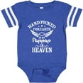 thumbnail image 3 of Inktastic Handpicked for Earth by My Pappap in Heaven with Angel Wings Boys or Girls Baby Bodysuit, 3 of 5