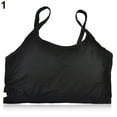 thumbnail image 2 of Naierhg Women's Sexy Bralette Caged Back Cut Out Strappy Padded Bra Bralet Vest Crop Top, 2 of 3
