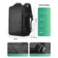 thumbnail image 2 of 23l/40l Business Carry-on Travel Backpack, Lightweight Flight-approved Expandable Weekender Bag With Usb Charging Port Fit 17.3 Laptop (26-30l), 2 of 5