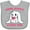 AC-Heather Grey, variant on Inktastic Some Bunny Loves You Boys or Girls Baby Bib