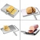 thumbnail image 2 of Cortador de queso gourmet, cortador de acero inoxidable a prueba de óxido, plegable para un fácil almacenamiento, agarre antideslizante para un uso seguro, ideal para entusiastas del queso y chefs, 2 of 5