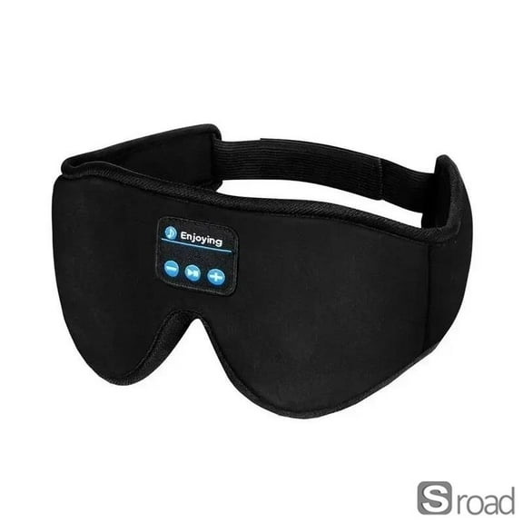 3D Contoured Bluetooth Sleep Mask With Built-in Headphones, Wireless Eye Mask For Air Travel, Meditation & Nap, 10-Hour Playtime,black,As shown