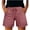 Brick Red, variant on Womens Shorts 2026 Comfy Summer Drawstring High Waist Cotton Shorts with Pockets for Women Trendy by Yigetop Grey L