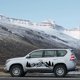 thumbnail image 4 of Car Side Body Stickers Mountain Shape Vehicle Automotive Decoration Pvc Black Decorative 2Set, 4 of 4
